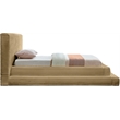 Meridian Furniture Drew Camel Corduroy Twin Bed