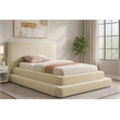 Meridian Furniture Drew Cream Corduroy Twin Bed