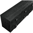Meridian Furniture Bubble Black Wood And Oak Veneer Sideboard/Buffet