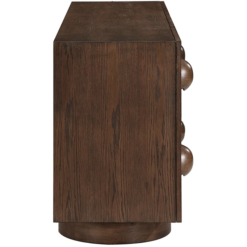 Meridian Furniture Bubble Brown Wood And Oak Veneer Sideboard/Buffet