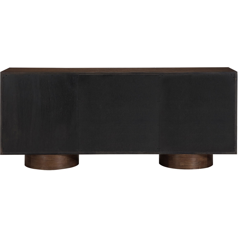 Meridian Furniture Bubble Brown Wood And Oak Veneer Sideboard/Buffet