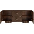 Meridian Furniture Bubble Brown Wood And Oak Veneer Sideboard/Buffet