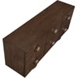 Meridian Furniture Bubble Brown Wood And Oak Veneer Sideboard/Buffet