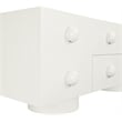 Meridian Furniture Bubble Cream Wood And Oak Veneer Sideboard/Buffet