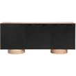 Meridian Furniture Bubble Natural Wood And Oak Veneer Sideboard/Buffet