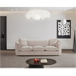 Meridian Furniture Penelope Beige Chenille Fabric Sofa