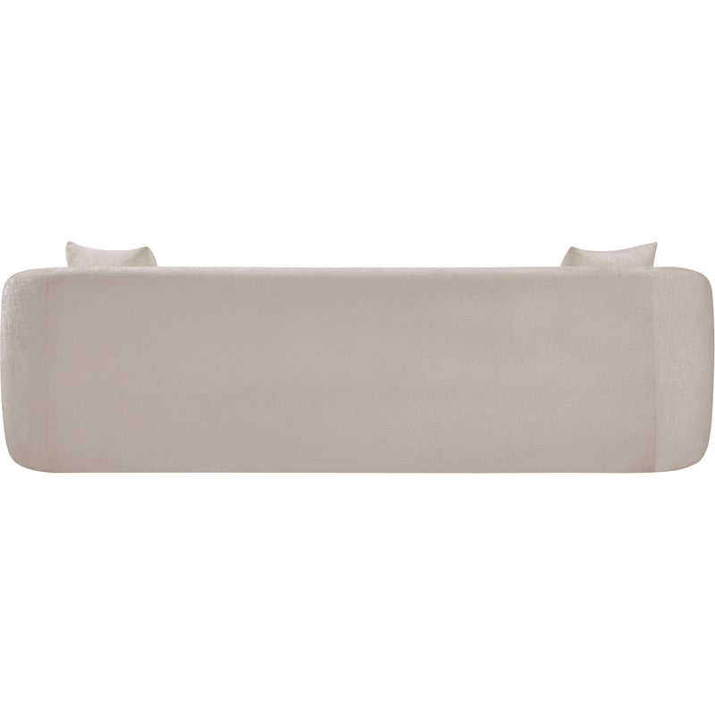 Meridian Furniture Penelope Beige Chenille Fabric Sofa