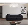 Meridian Furniture Penelope Black Chenille Fabric Sofa