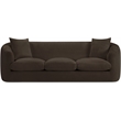 Meridian Furniture Penelope Brown Chenille Fabric Sofa