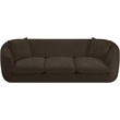 Meridian Furniture Penelope Brown Chenille Fabric Sofa
