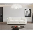 Meridian Furniture Penelope Cream Chenille Fabric Sofa