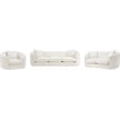 Meridian Furniture Penelope Cream Chenille Fabric Sofa