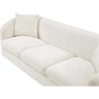 Meridian Furniture Penelope Cream Chenille Fabric Sofa