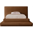Meridian Furniture Drew Saddle Corduroy Twin Bed
