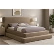 Meridian Furniture Drew Taupe Corduroy Full Bed