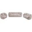 Meridian Furniture Penelope Beige Chenille Fabric Chair