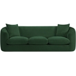 Meridian Furniture Penelope Green Chenille Fabric Sofa