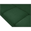 Meridian Furniture Penelope Green Chenille Fabric Sofa