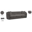 Meridian Furniture Penelope Grey Chenille Fabric Sofa