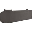 Meridian Furniture Penelope Grey Chenille Fabric Sofa