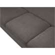 Meridian Furniture Penelope Grey Chenille Fabric Sofa