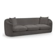 Meridian Furniture Penelope Grey Chenille Fabric Sofa