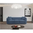 Meridian Furniture Penelope Light Blue Chenille Fabric Sofa