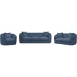 Meridian Furniture Penelope Light Blue Chenille Fabric Sofa