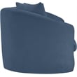 Meridian Furniture Penelope Light Blue Chenille Fabric Sofa