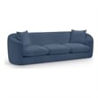 Meridian Furniture Penelope Light Blue Chenille Fabric Sofa
