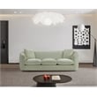 Meridian Furniture Penelope Mint Chenille Fabric Sofa