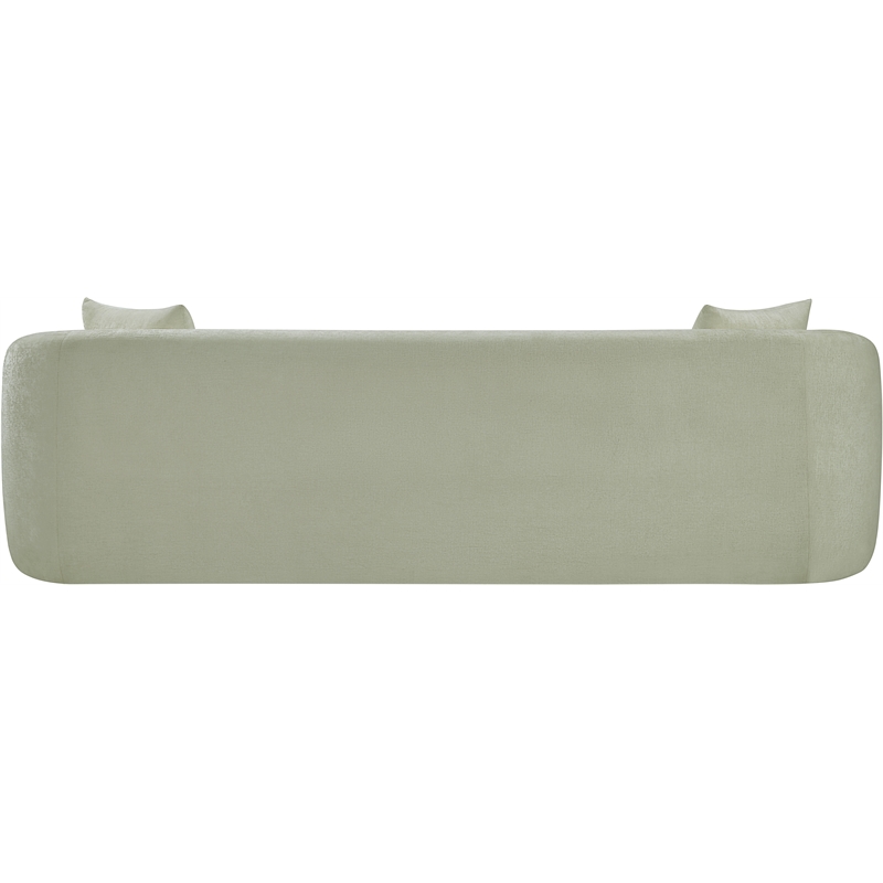 Meridian Furniture Penelope Mint Chenille Fabric Sofa