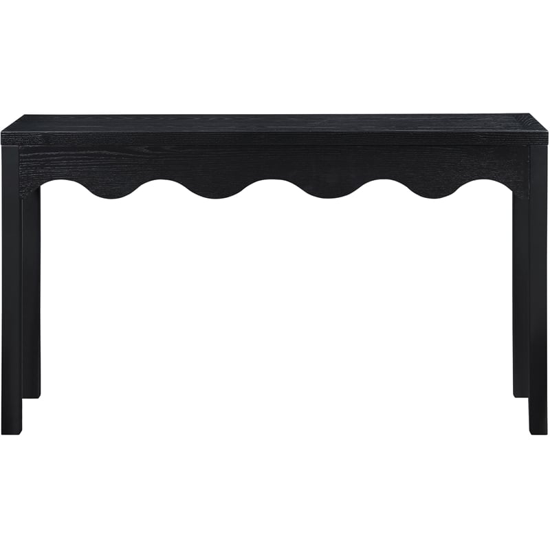 Meridian Furniture Fiora Black Oak Veneer Console Table