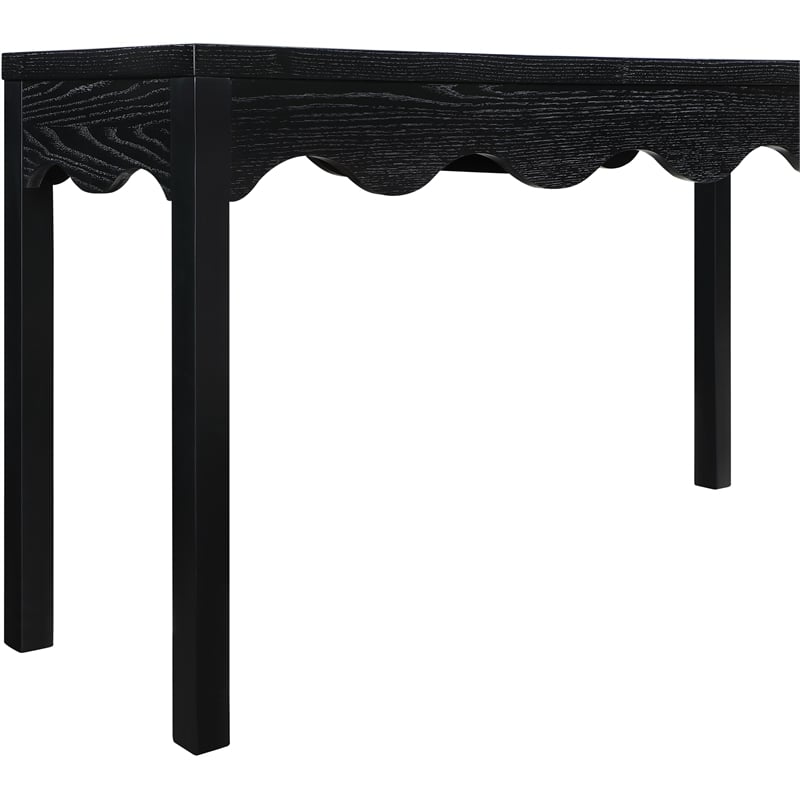 Meridian Furniture Fiora Black Oak Veneer Console Table