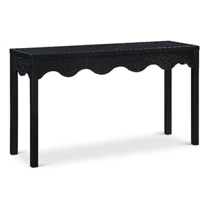 Meridian Furniture Fiora Black Oak Veneer Console Table