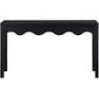 Meridian Furniture Fiora Black Oak Veneer Console Table