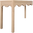 Meridian Furniture Fiora Natural Oak Veneer Console Table