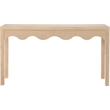Meridian Furniture Fiora Natural Oak Veneer Console Table