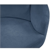 Meridian Furniture Penelope Light Blue Chenille Fabric Chair