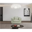 Meridian Furniture Penelope Mint Chenille Fabric Chair