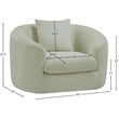 Meridian Furniture Penelope Mint Chenille Fabric Chair