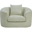 Meridian Furniture Penelope Mint Chenille Fabric Chair