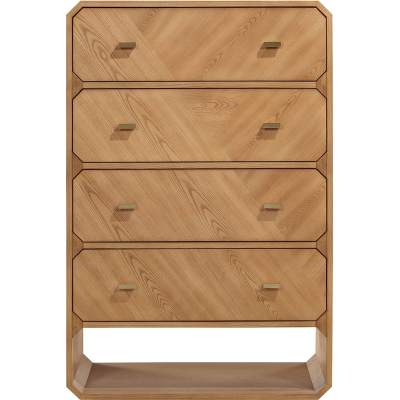 Meridian Furniture Parker Natural Ash Veneer Chest