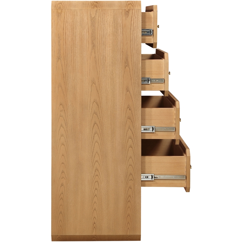 Meridian Furniture Parker Natural Ash Veneer Chest