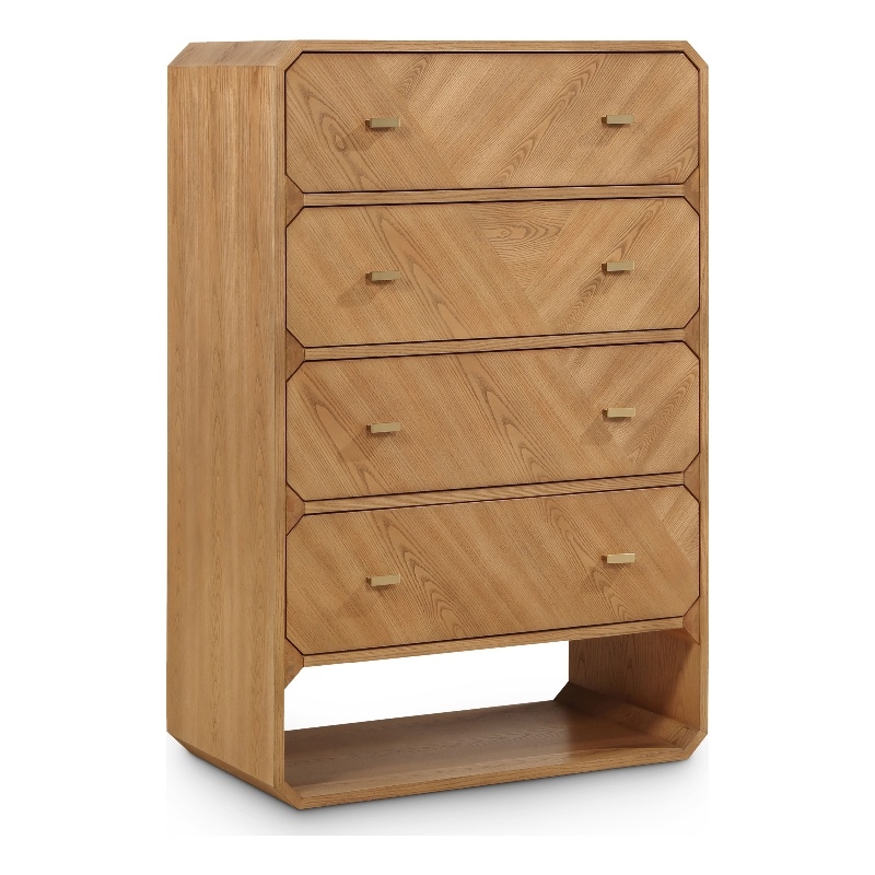 Meridian Furniture Parker Natural Ash Veneer Chest