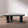 Meridian Furniture Messina Stone Genuine Marble Coffee Table