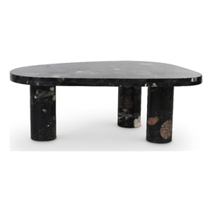 Meridian Furniture Messina Stone Genuine Marble Coffee Table