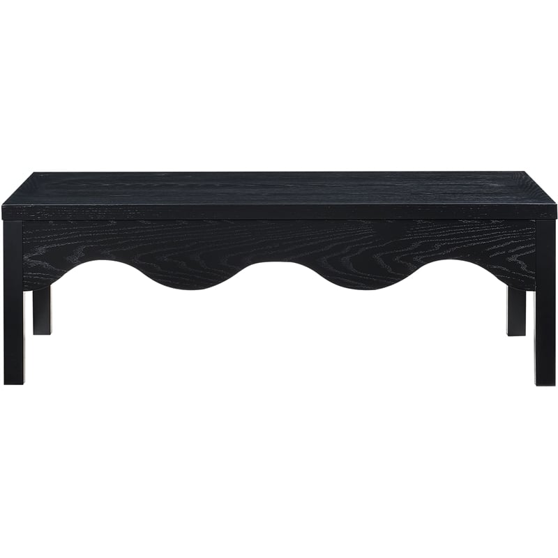 Meridian Furniture Fiora Black Oak Veneer Coffee Table