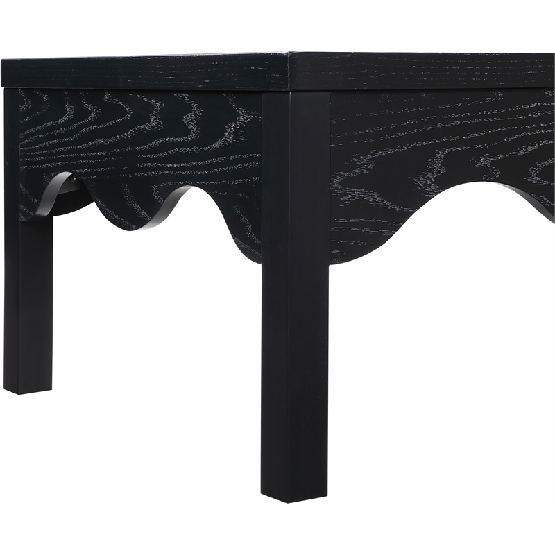 Meridian Furniture Fiora Black Oak Veneer Coffee Table