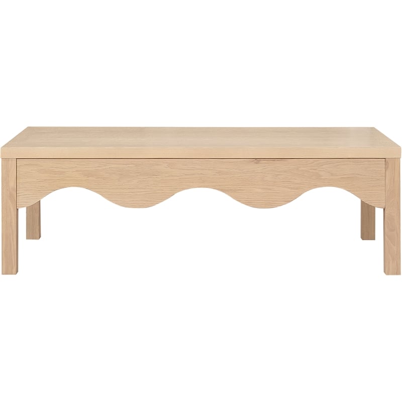 Meridian Furniture Fiora Natural Oak Veneer Coffee Table